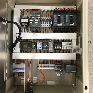 image of Duplex alternating lift station panel 