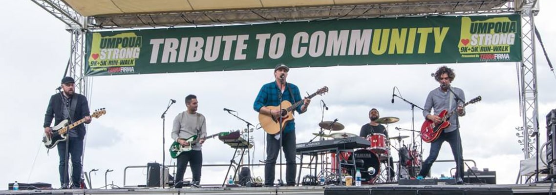 Photo of Umpqua Strong fundraising concert Douglas County Oregon U.S.A