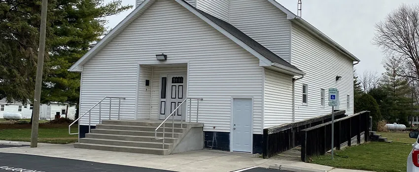 Village hall in Dupont, OH