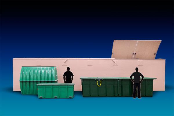 Photo of the full line of Orenco AdvanTex Treatment Systems. Orenco designs and manufactures advanced wastewater treatment products for all decentralized wastewater applications, from single homes to whole communities. 